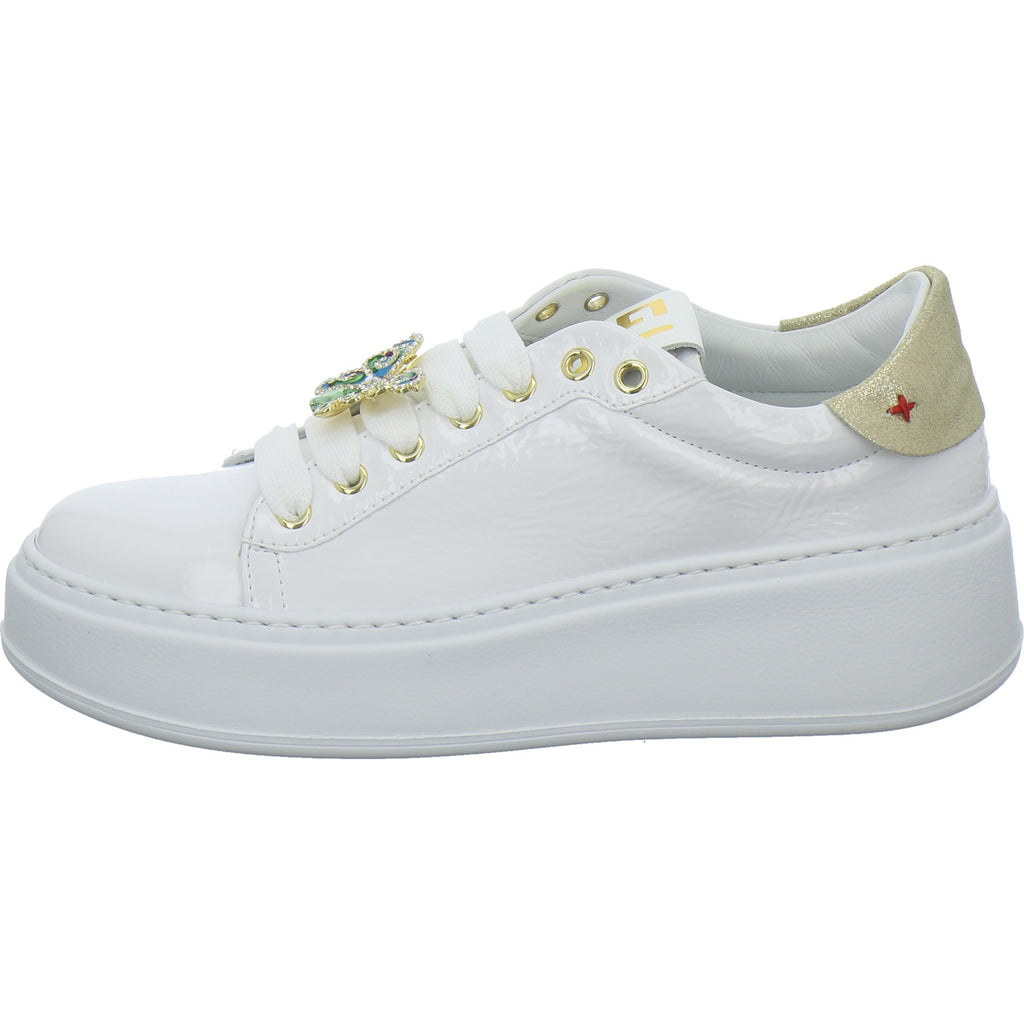 GIO+ Schnürhalbschuhe Weiß-kombi