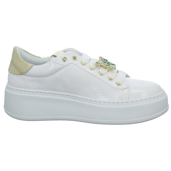 GIO+ Schnürhalbschuhe Weiß-kombi