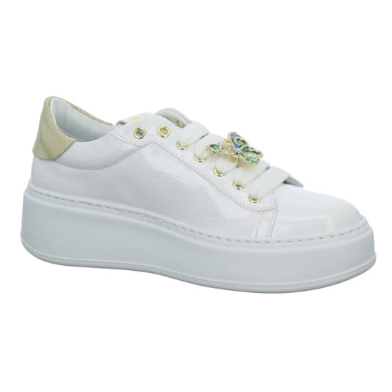GIO+ Schnürhalbschuhe Weiß-kombi