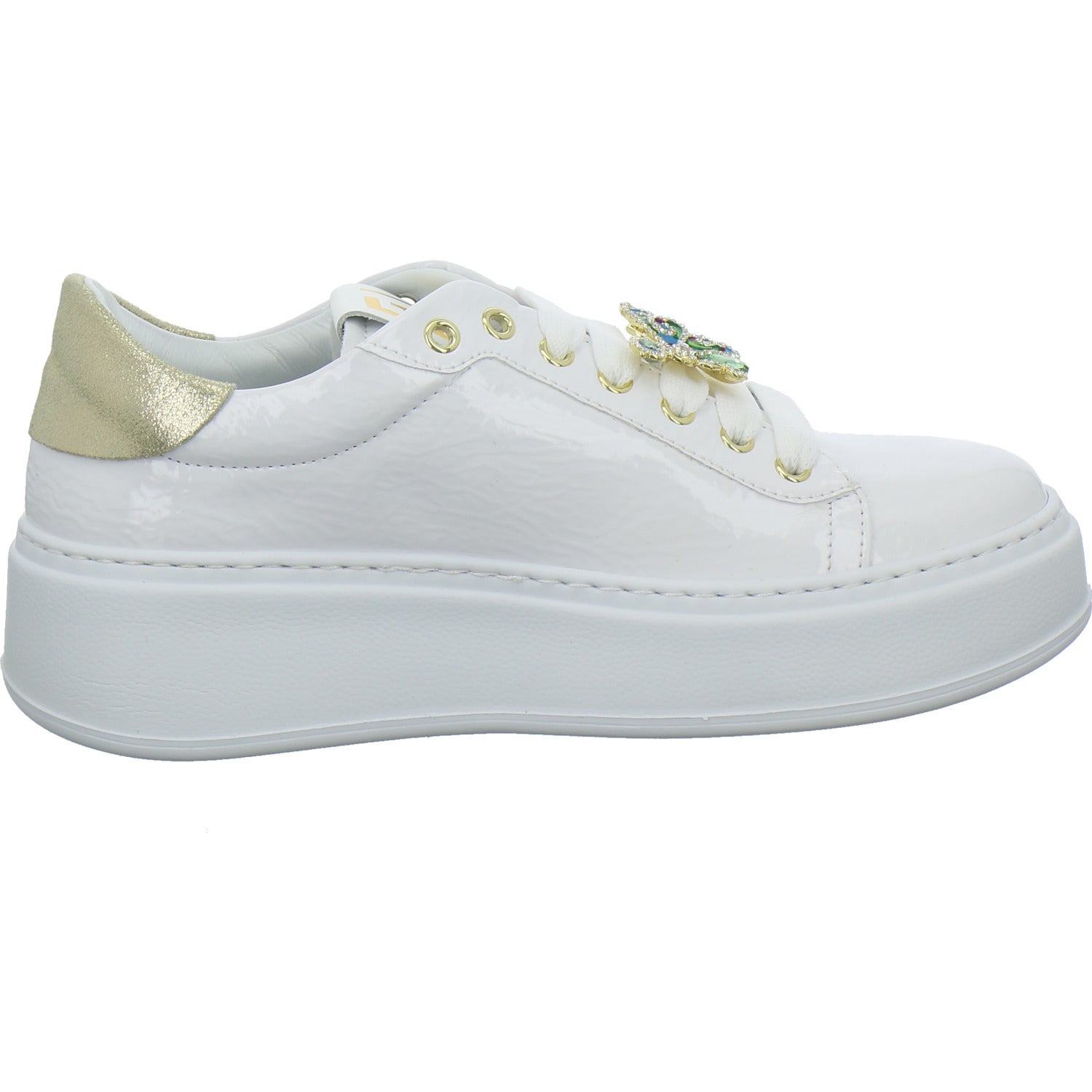 GIO+ Schnürhalbschuhe Weiß-kombi