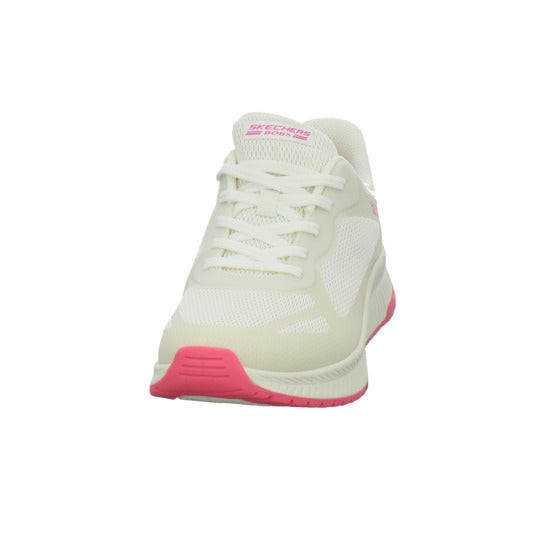 Skechers Sneaker Damen Bobs Squad Slip Ins Weiß-kombi