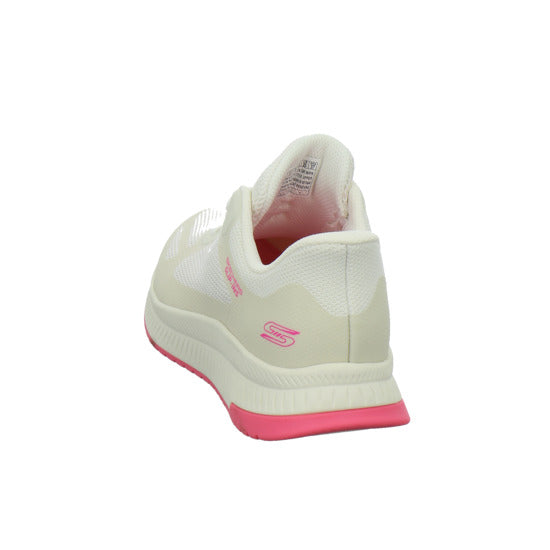 Skechers Sneaker Damen Bobs Squad Slip Ins Weiß-kombi