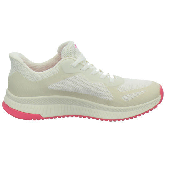 Skechers Sneaker Damen Bobs Squad Slip Ins Weiß-kombi