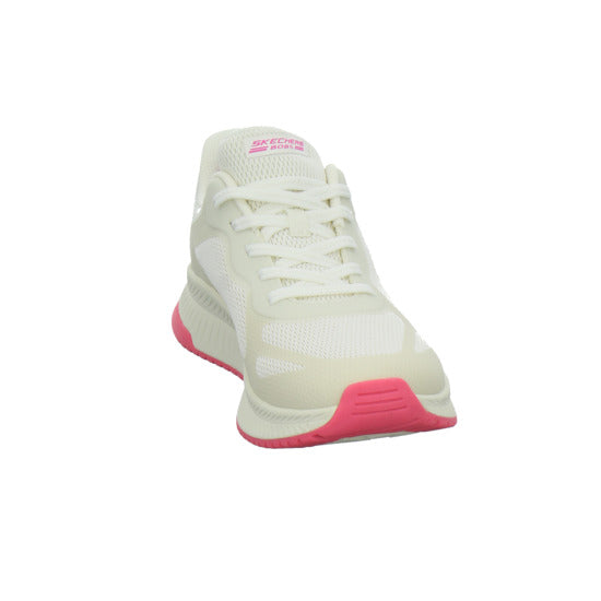 Skechers Sneaker Damen Bobs Squad Slip Ins Weiß-kombi