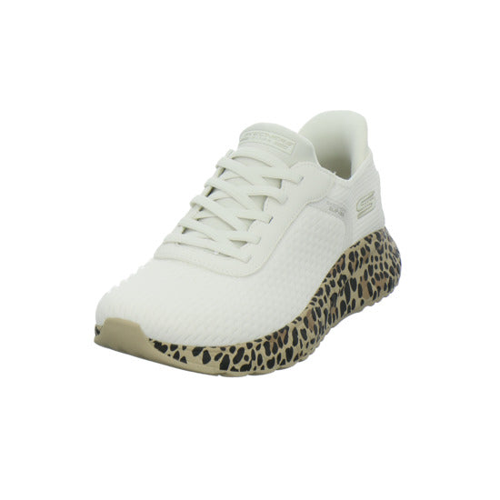 Skechers Sneaker Damen Bobs Squad Chaos Slip Ins Weiß-kombi