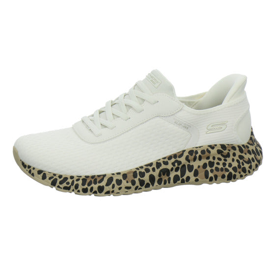 Skechers Sneaker Damen Bobs Squad Chaos Slip Ins Weiß-kombi