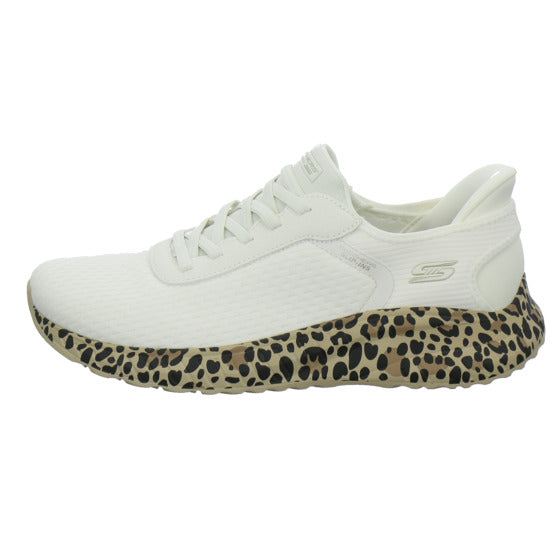 Skechers Sneaker Damen Bobs Squad Chaos Slip Ins Weiß-kombi