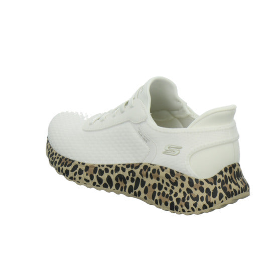 Skechers Sneaker Damen Bobs Squad Chaos Slip Ins Weiß-kombi