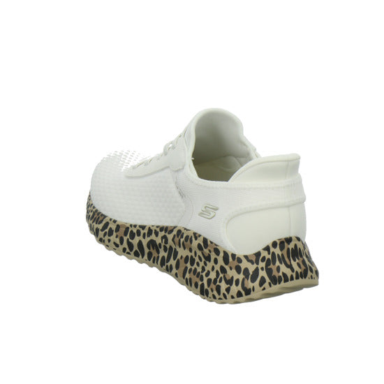 Skechers Sneaker Damen Bobs Squad Chaos Slip Ins Weiß-kombi