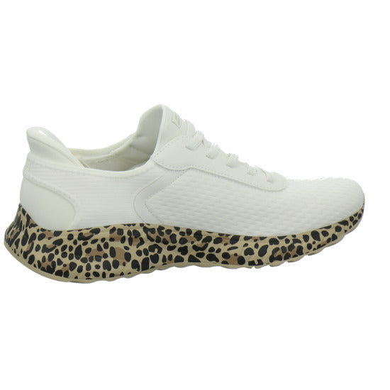 Skechers Sneaker Damen Bobs Squad Chaos Slip Ins Weiß-kombi