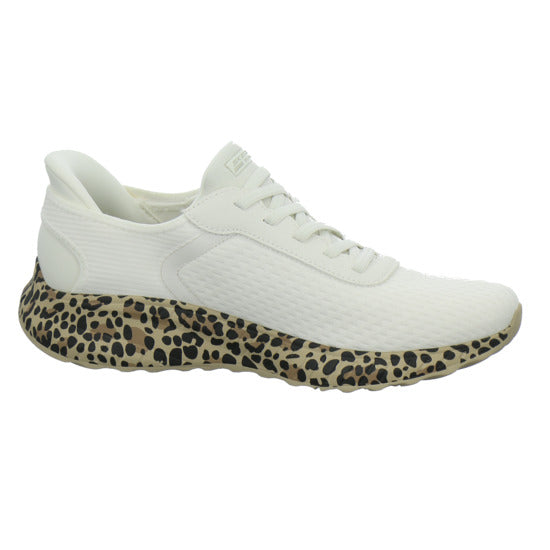 Skechers Sneaker Damen Bobs Squad Chaos Slip Ins Weiß-kombi