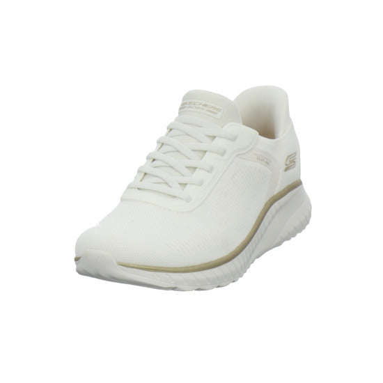 Skechers Sneaker Damen SLIP INS BOBS Weiß-kombi