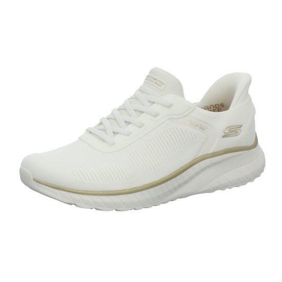 Skechers Sneaker Damen SLIP INS BOBS Weiß-kombi