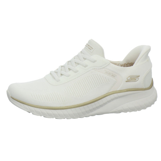 Skechers Sneaker Damen SLIP INS BOBS Weiß-kombi