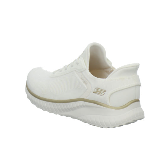 Skechers Sneaker Damen SLIP INS BOBS Weiß-kombi