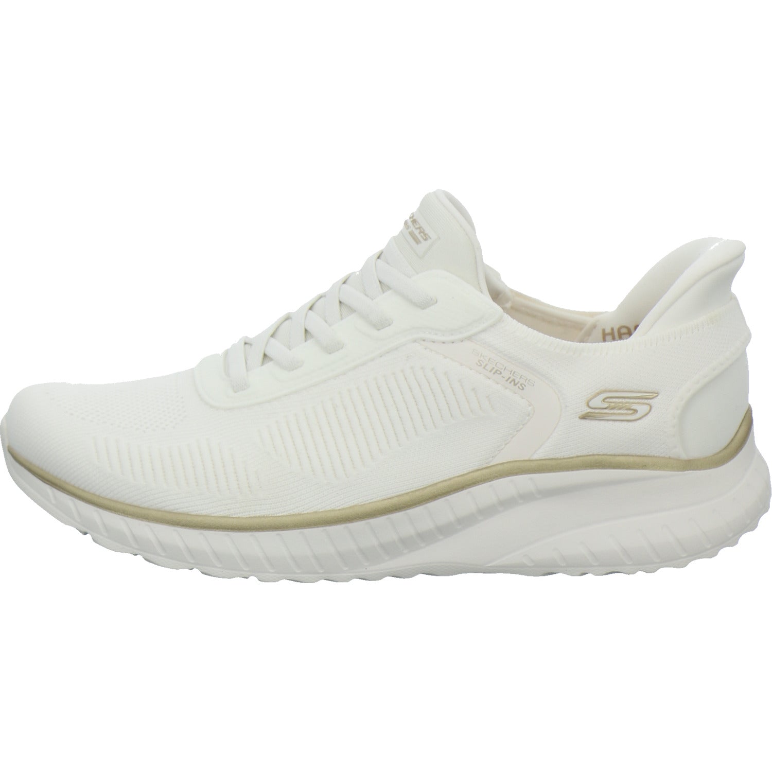 Skechers Sneaker Damen SLIP INS BOBS Weiß-kombi