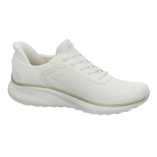 Skechers Sneaker Damen SLIP INS BOBS Weiß-kombi