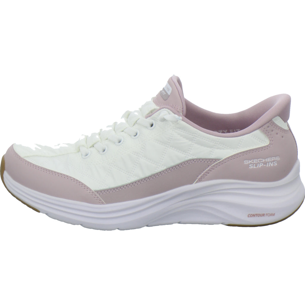 Skechers Sneaker Damen SLIP INS CONTOUR FOAM Weiß-kombi