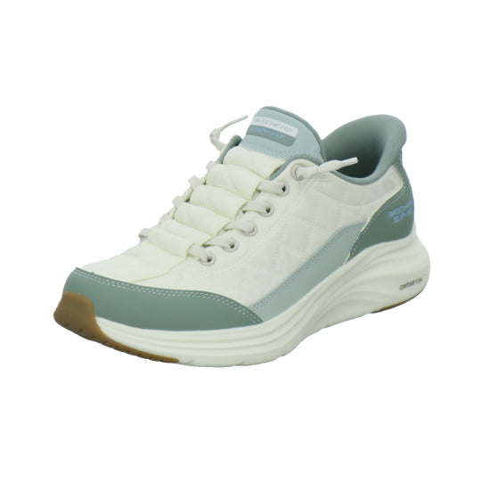 Skechers Sneaker Damen SLIP INS CONTOUR FOAM Weiß-kombi