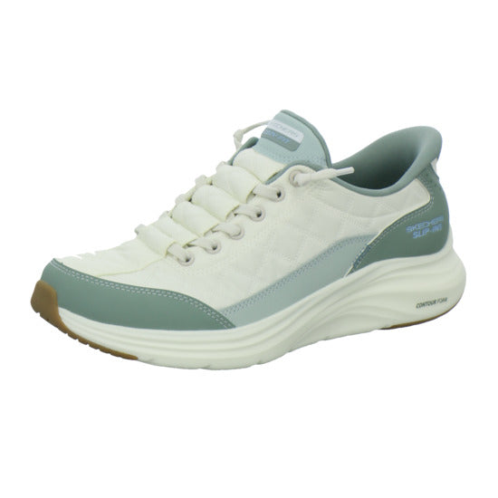 Skechers Sneaker Damen SLIP INS CONTOUR FOAM Weiß-kombi