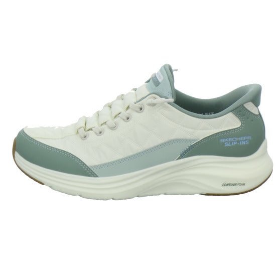 Skechers Sneaker Damen SLIP INS CONTOUR FOAM Weiß-kombi
