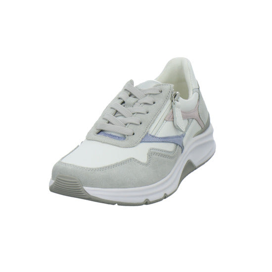 Gabor Comfort Sneaker Damen Rolling Soft Weiß-kombi