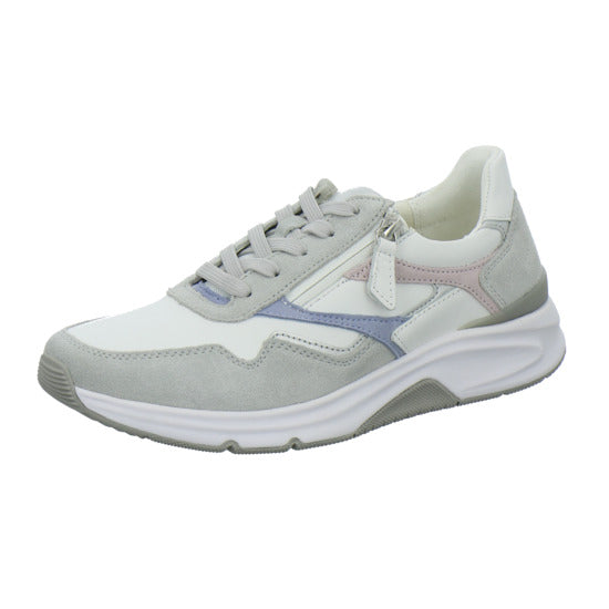 Gabor Comfort Sneaker Damen Rolling Soft Weiß-kombi