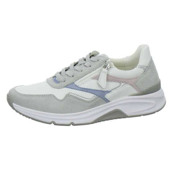 Gabor Comfort Sneaker Damen Rolling Soft Weiß-kombi