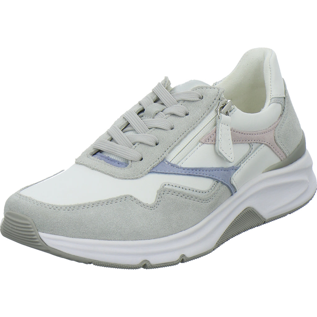 Gabor Comfort Sneaker Damen Rolling Soft Weiß-kombi