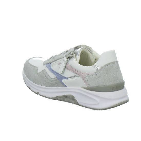 Gabor Comfort Sneaker Damen Rolling Soft Weiß-kombi