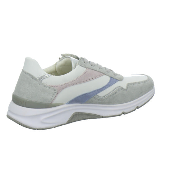 Gabor Comfort Sneaker Damen Rolling Soft Weiß-kombi