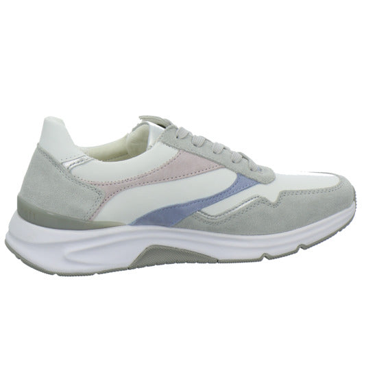 Gabor Comfort Sneaker Damen Rolling Soft Weiß-kombi