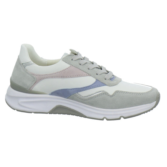 Gabor Comfort Sneaker Damen Rolling Soft Weiß-kombi