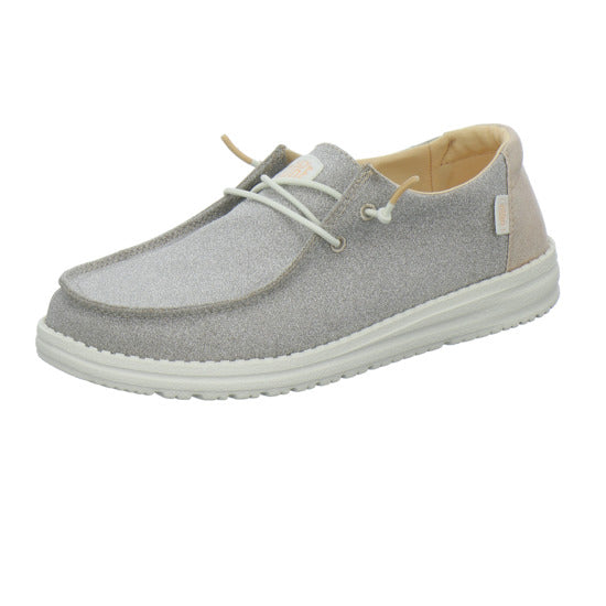 Hey Dude Wendy metallic Schnürhalbschuhe Gold