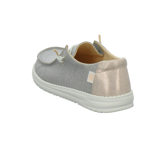 Hey Dude Wendy metallic Schnürhalbschuhe Gold