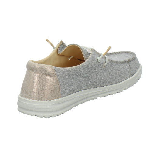 Hey Dude Wendy metallic Schnürhalbschuhe Gold
