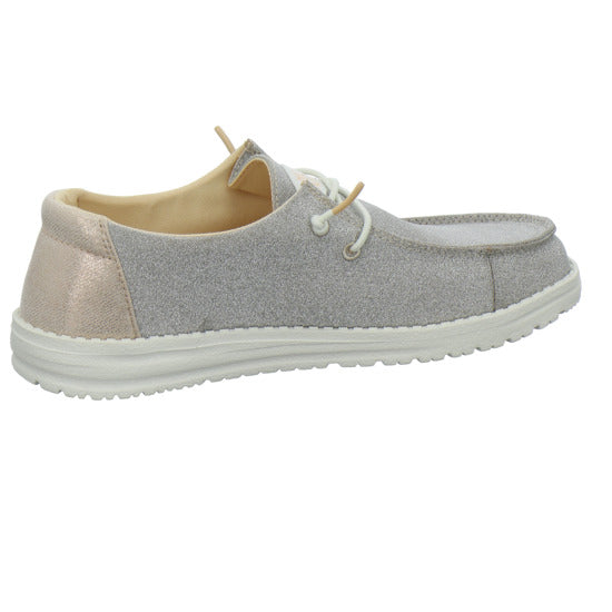 Hey Dude Wendy metallic Schnürhalbschuhe Gold