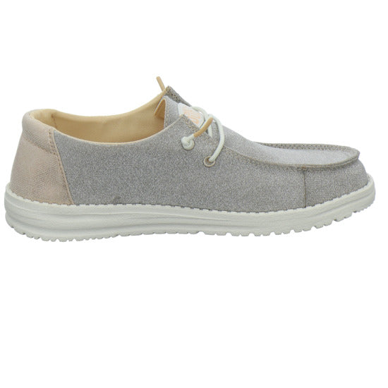 Hey Dude Wendy metallic Schnürhalbschuhe Gold