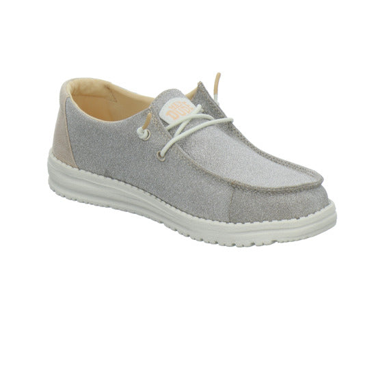 Hey Dude Wendy metallic Schnürhalbschuhe Gold