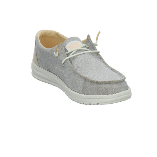 Hey Dude Wendy metallic Schnürhalbschuhe Gold