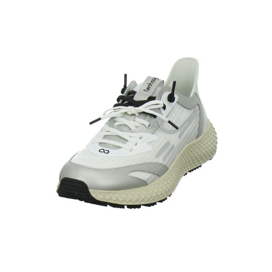 TENHAAG Sneaker Damen Karo Kauer Modell Silber