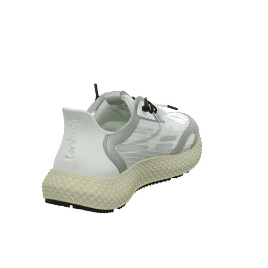 TENHAAG Sneaker Damen Karo Kauer Modell Silber