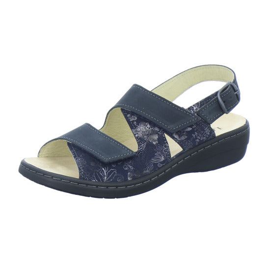 Longo Bequemschuhe Damen Beq-Sandl-Wörishf-30 Dunkelblau