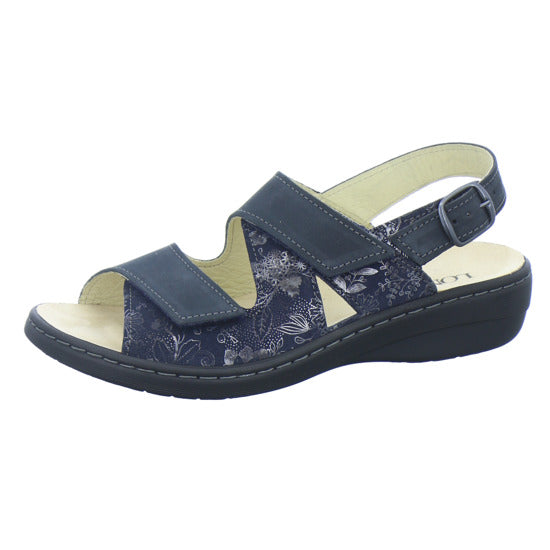 Longo Bequemschuhe Damen Beq-Sandl-Wörishf-30 Dunkelblau