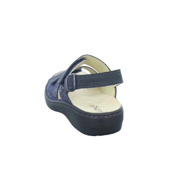 Longo Bequemschuhe Damen Beq-Sandl-Wörishf-30 Dunkelblau