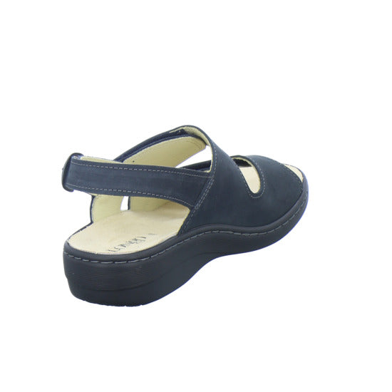 Longo Bequemschuhe Damen Beq-Sandl-Wörishf-30 Dunkelblau