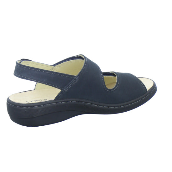 Longo Bequemschuhe Damen Beq-Sandl-Wörishf-30 Dunkelblau