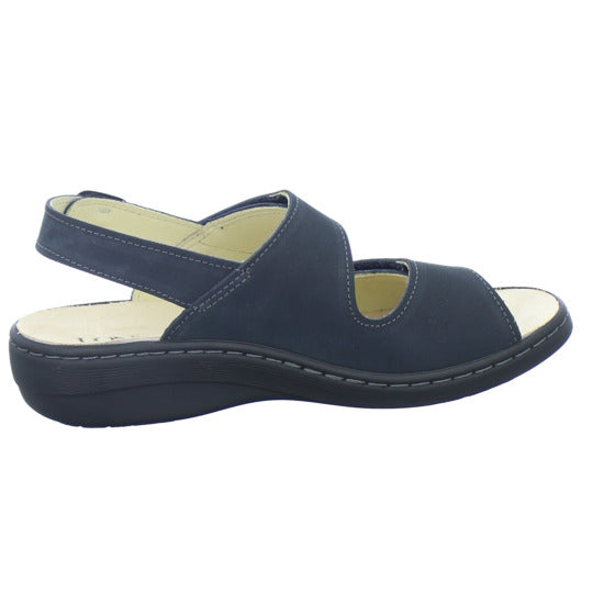 Longo Bequemschuhe Damen Beq-Sandl-Wörishf-30 Dunkelblau