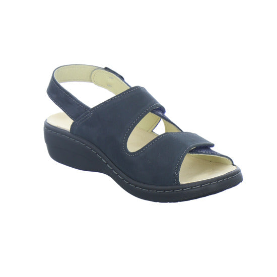 Longo Bequemschuhe Damen Beq-Sandl-Wörishf-30 Dunkelblau