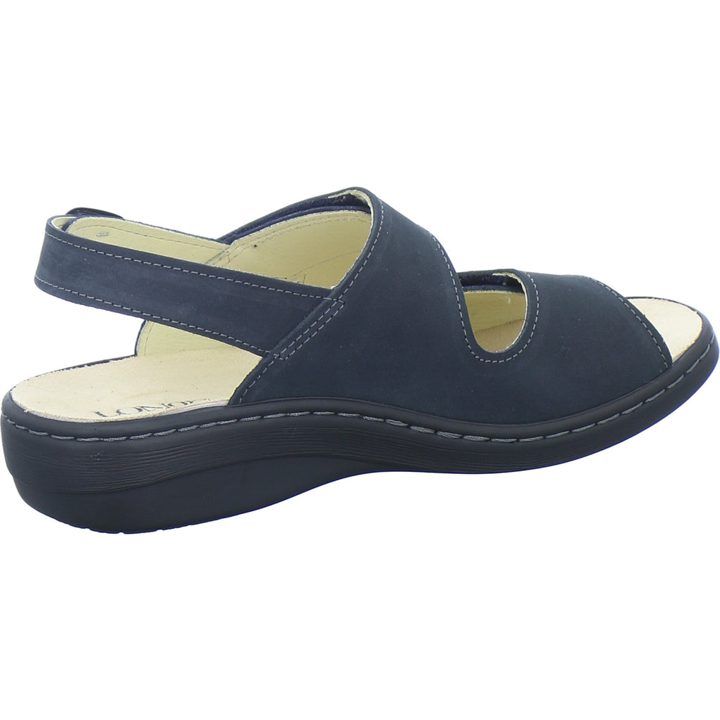 Longo Bequemschuhe Damen Beq-Sandl-Wörishf-30 Dunkelblau